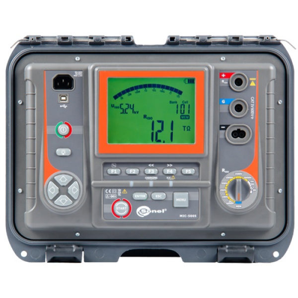 Insulation-Resistance-Meter-Sonel-MIC-5005-Front